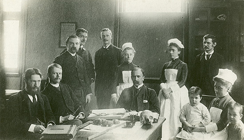 Orthopedic Hospital and Infirmary staff for Nerve Diseases 1887