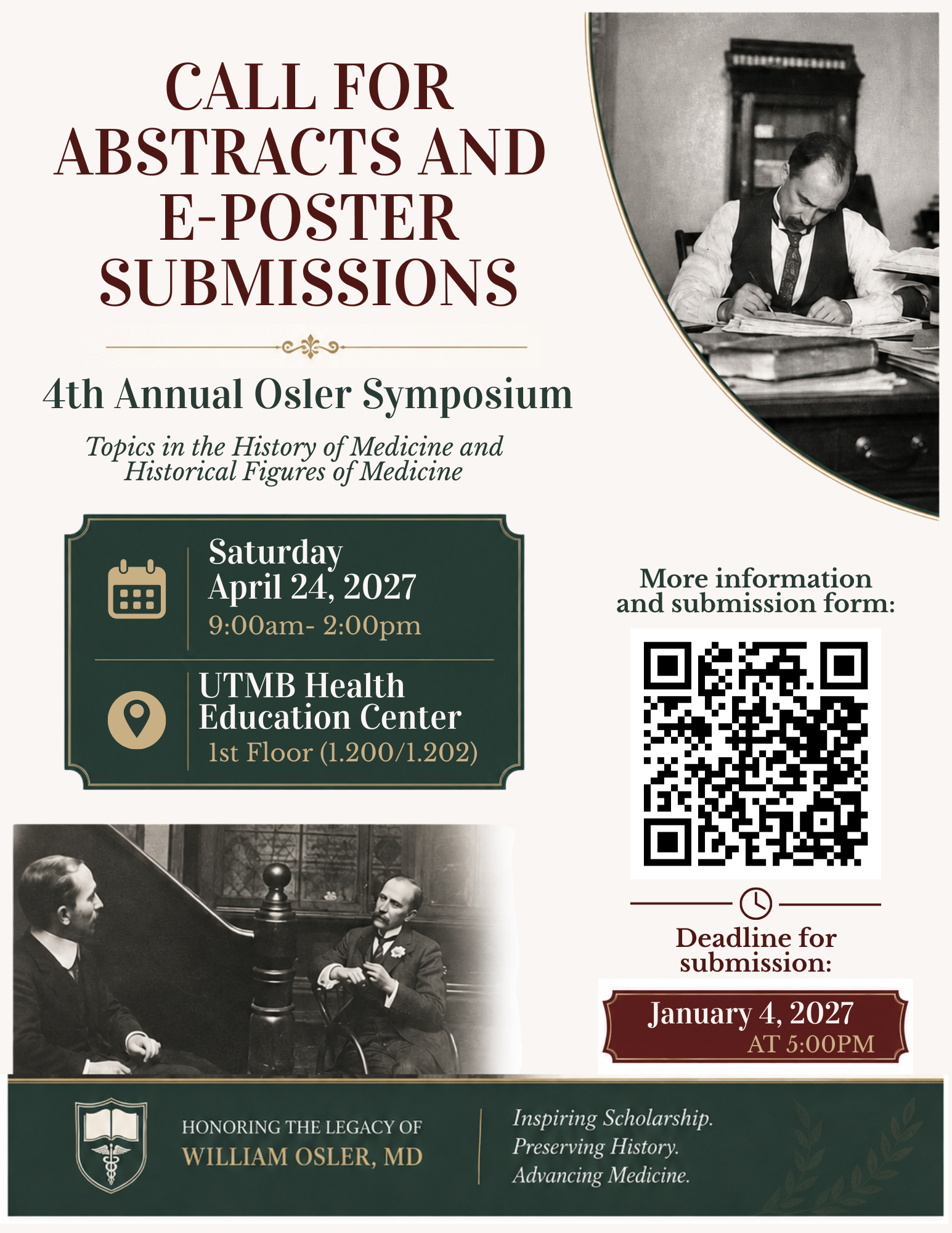 Flyer_FY27 Osler Symposium call for abstracts