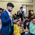 Alpha Omega Alpha Inductees reciting the Declaration of Geneva