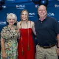 Alpha Omega Alpha Inductee posing with family