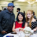 Alpha Omega Alpha attendees posing