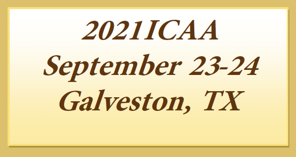 2021 ICAA September 23-24 Galveston, TX