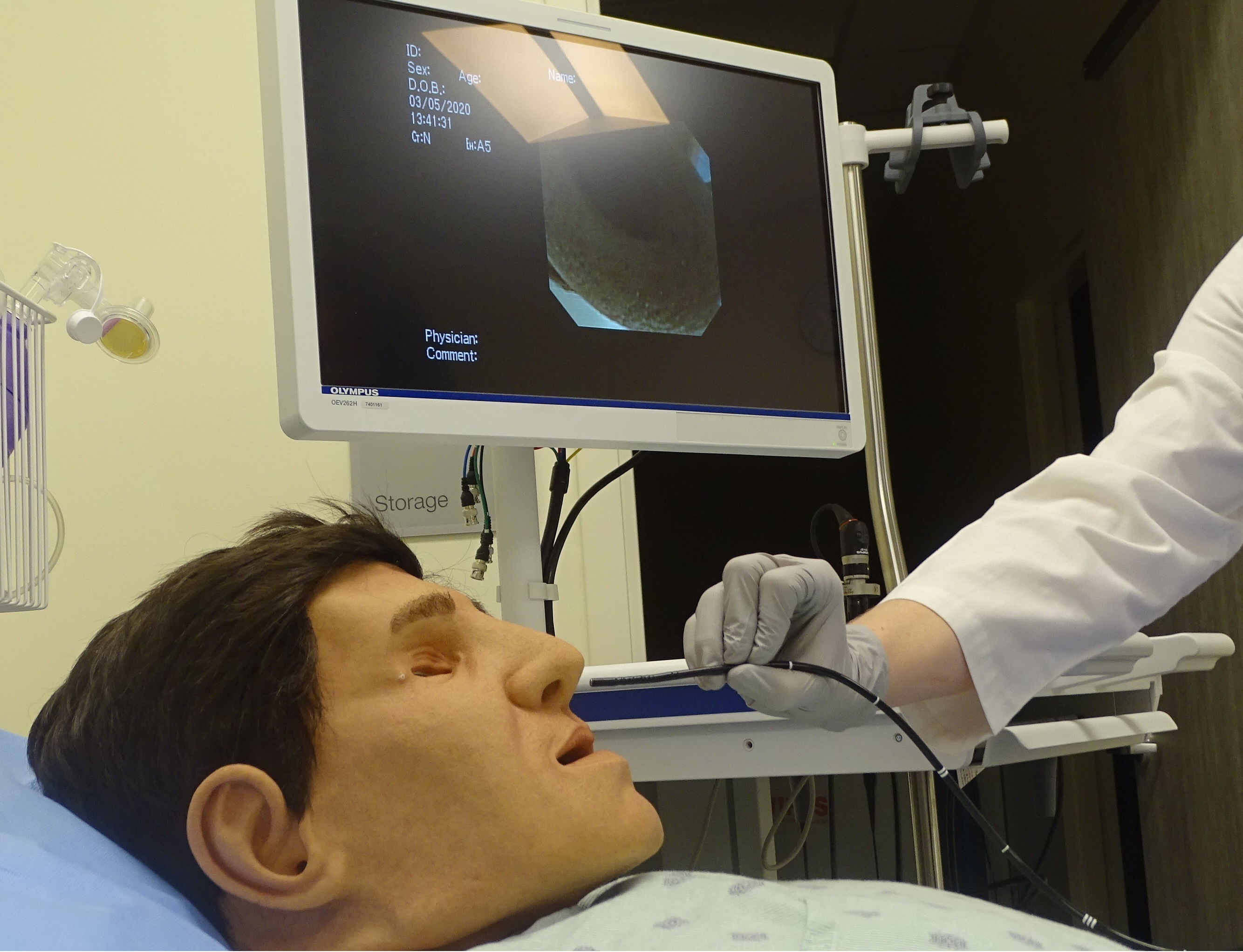 Nose Intubation simulation