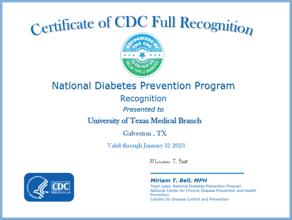 CDC NDPP Recognition 2023