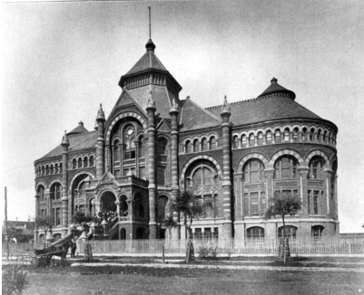 The Medical Department of the University of Texas, ("Old Red"), circa 1895