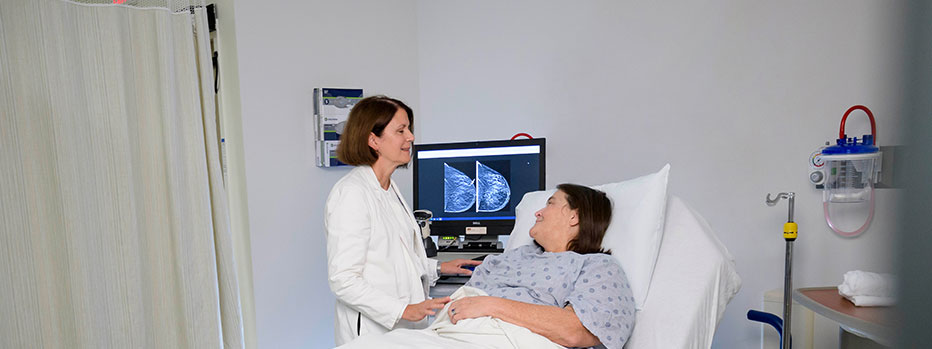 Image of patient with Dr. Colleen Silva, UTMB Breast Health expert