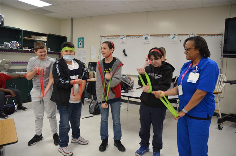 Angleton Jr. High Career Day