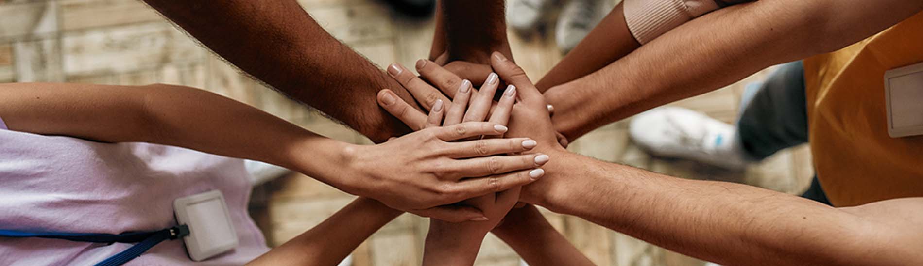 a group of hands