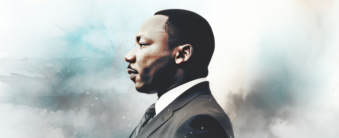 Artistic photo of Martin Luther King Jr