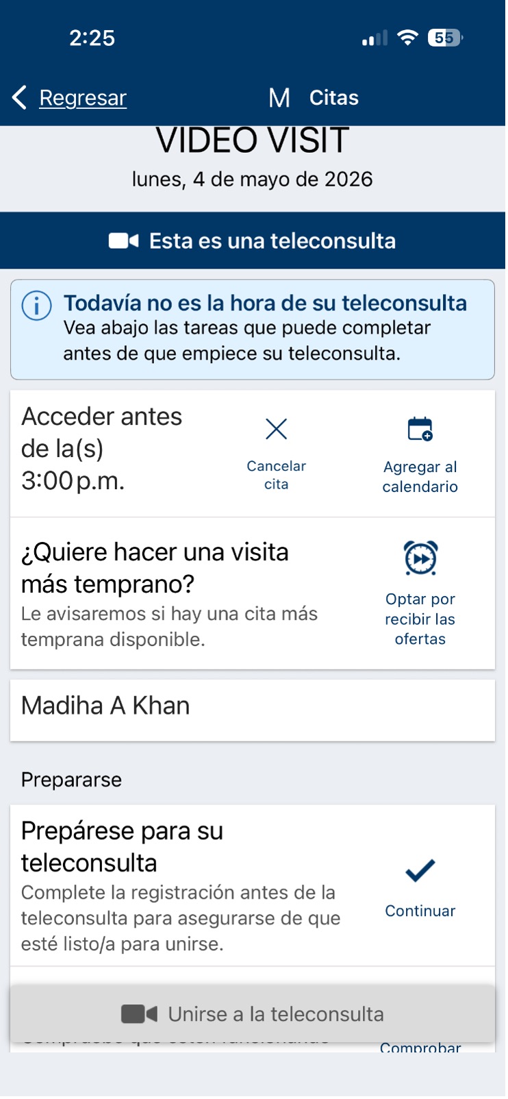 Click the PreCheck-In Button screenshot
