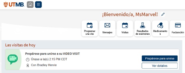 Video Visits - step 1