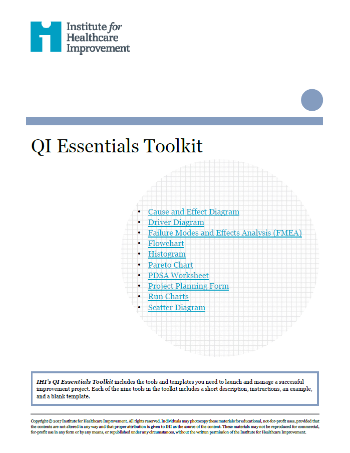 Thumbnail image for QI Essentials Toolkit