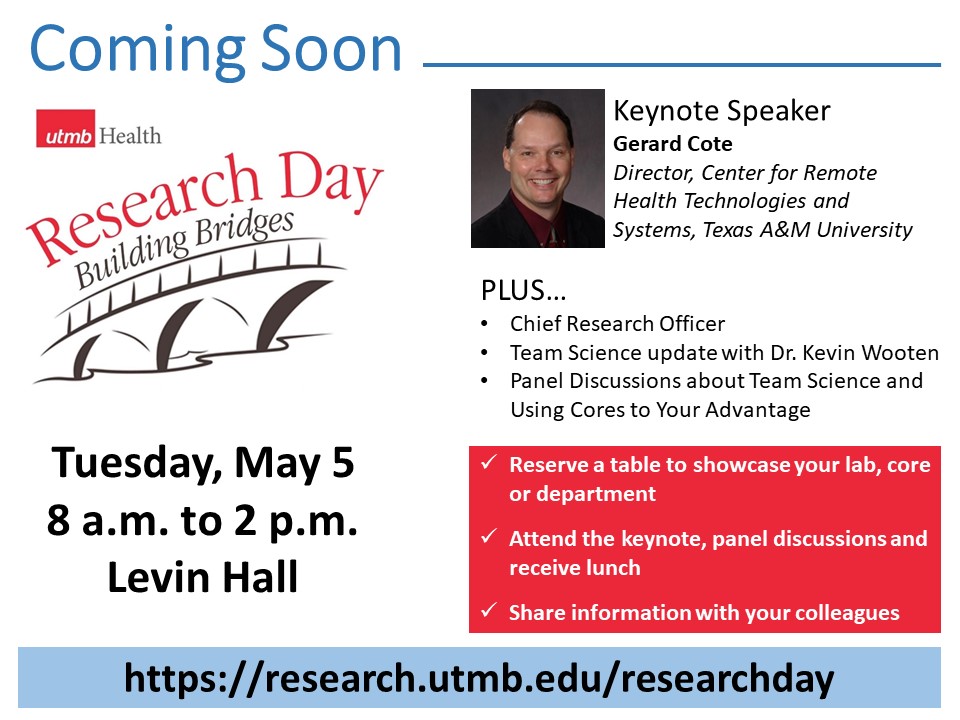 Research Day promo slide