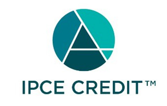 Teal circular logo with stylized “A” symbol above the text “IPCE Credit.”