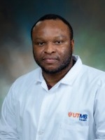 Joshua Okoronkwo headshot in white coat