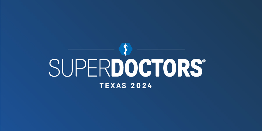 Super Doctors 2024 white letters on blue background