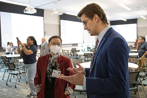Medical Student Dallin Swanson Presents his poster at the 2026 UTMB Health Research Summit