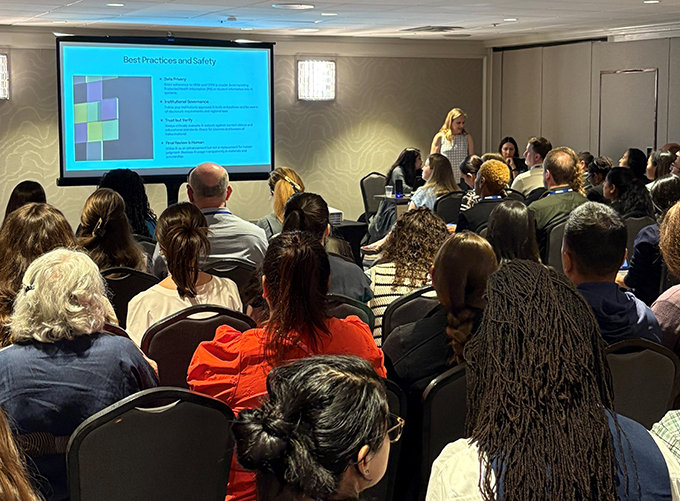 Dr. Laura Porterfield gives standing room only lecture on using AI in Family Medicine Clinic at the 2026 STFM Annual Spring Conference