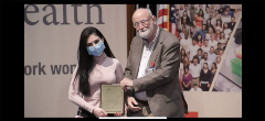 Award Photo of Dr. Abouassi and Dr. Beach