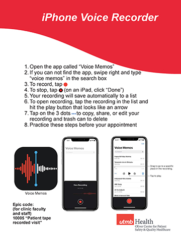 iPhone Voice Recorder Flyer May 2020