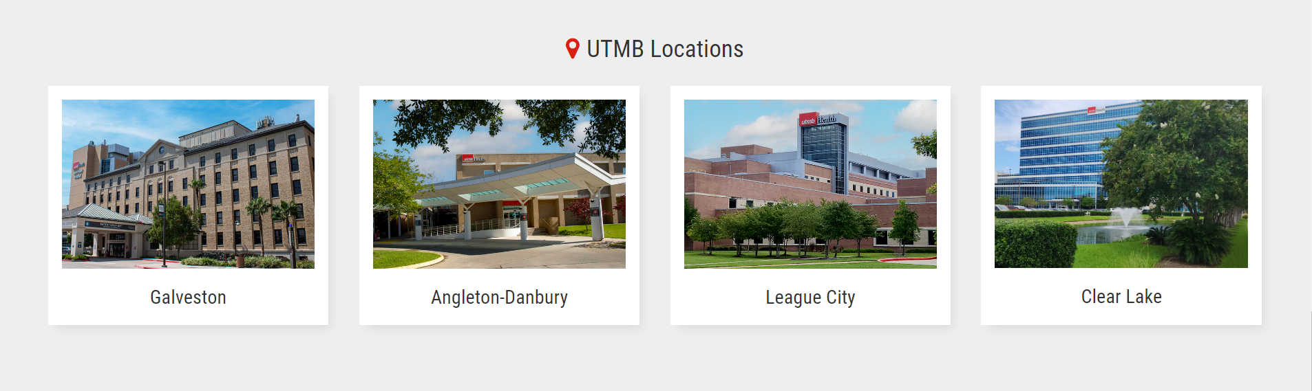 different campus locations