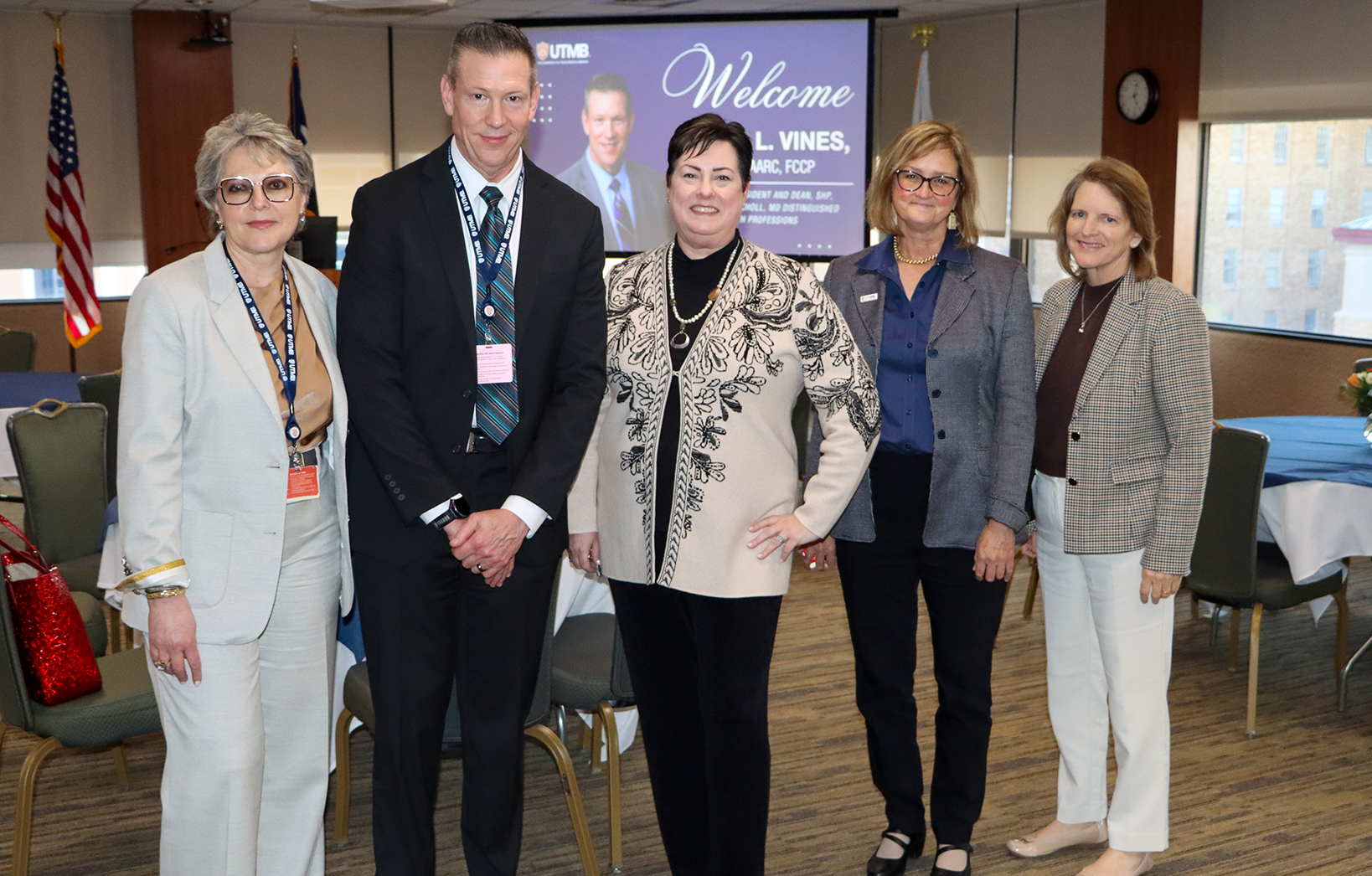 Dr. Vines Welcome Event group photo