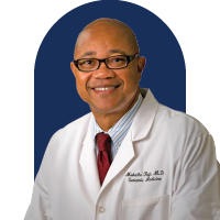 UTMB portrait of Dr. Mukaila Raji