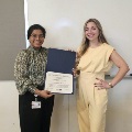 Two UTMB professionals earned the My Green Lab Accredited Professional credential