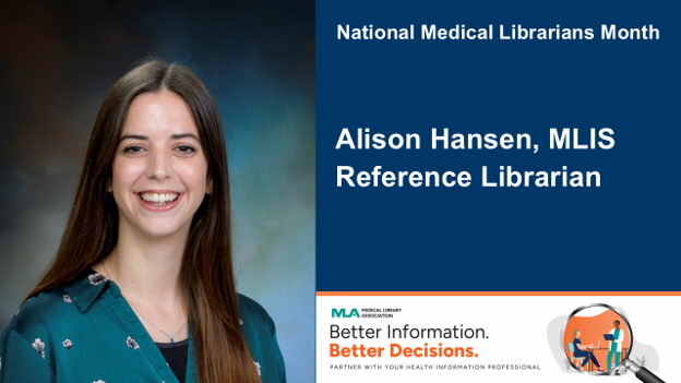 Head shot of Alison Hansen, librarian at UTMB