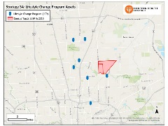 Screenshot of Lifestyle Change Support Locations map