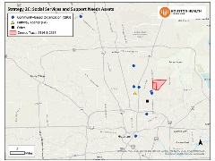 Screenshot of Locations of Social Services and Support Needs Resources map