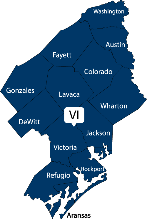 VI-Map Map graphic of Victoria region.
