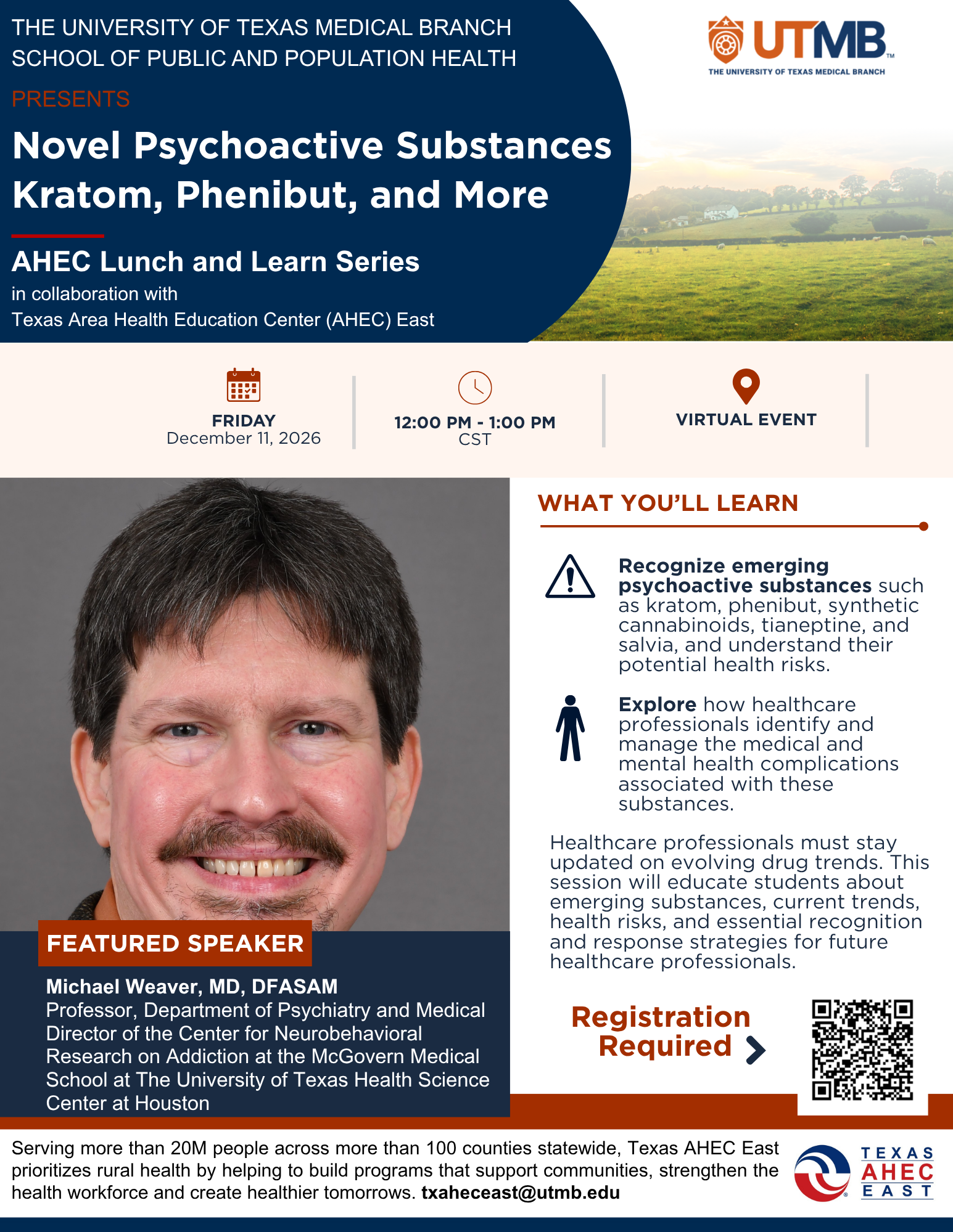 Texas AHEC East December 11 Lunch and Learn
