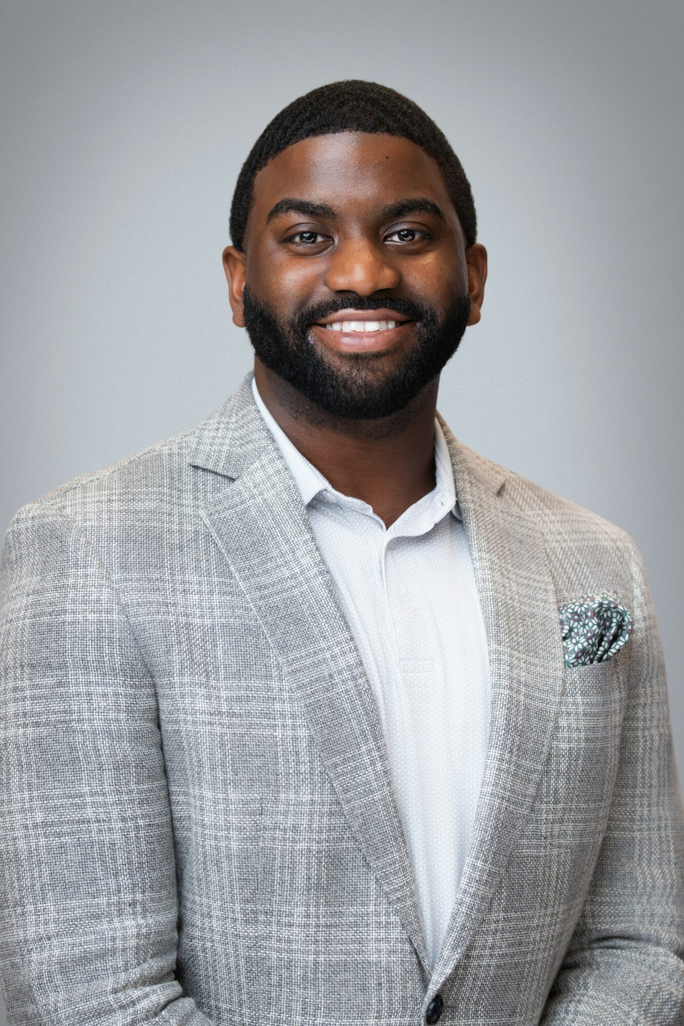 Portrait of Kiante Blakley, MHA, PMP, LSSGB