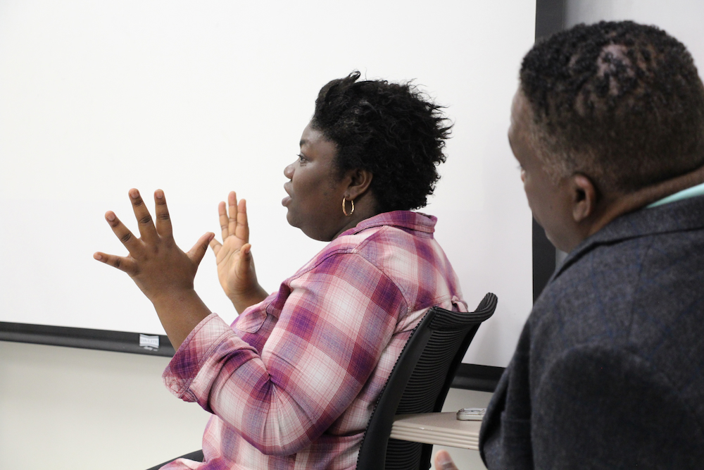 8 Panelist sharing her experiences