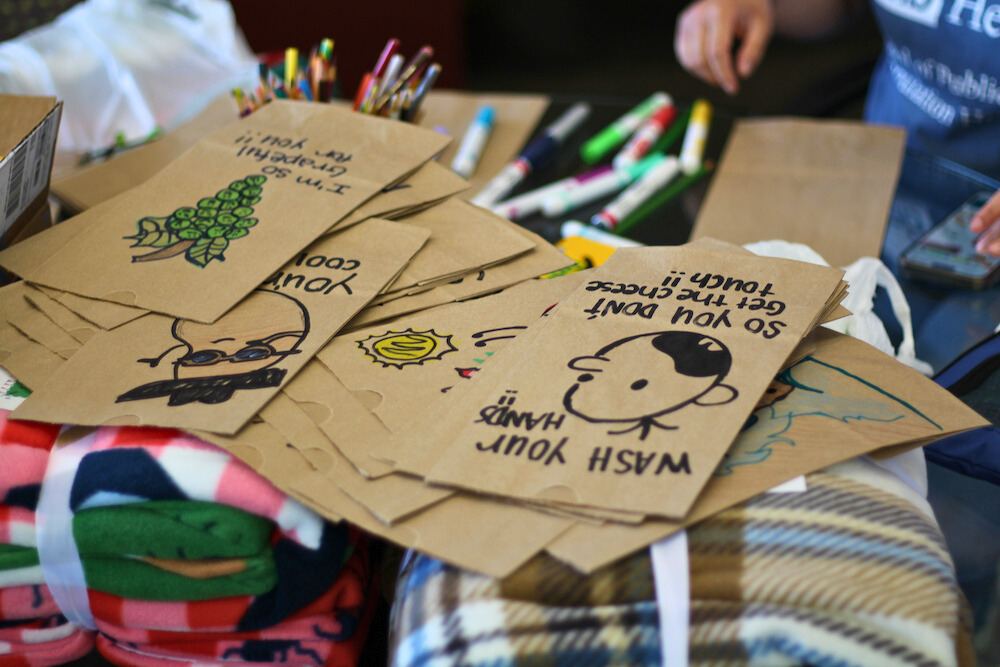 4 Lunch bag decorating