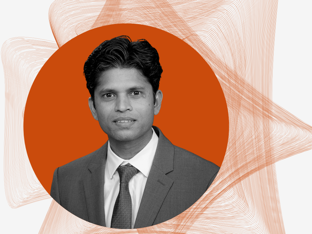 Stylized image of Dr. Vibhuti Gupta's headshot