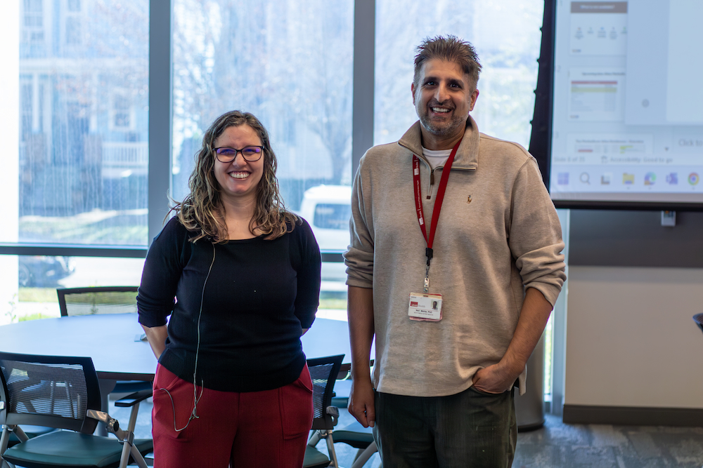 Dr. Polychronopoulou and Mehta photo