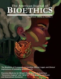 Bioethics Library Dr. Alberto Aparicio featured in open peer commentary in the American ...
