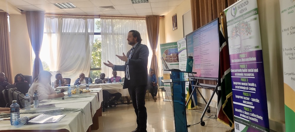 Dr. Goodman giving a talk