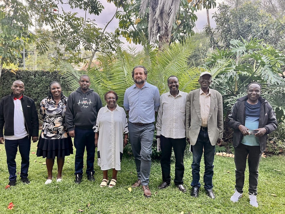 Dr. Goodman with partners