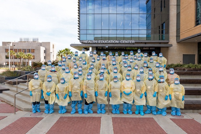 Region 6 participants outside of Health Education Center