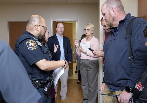 SPECTRE Team and Partners  discuss logistics of training