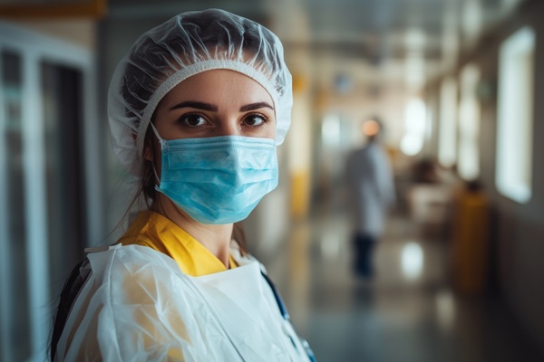 Healthcare worker in PPE