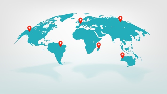 colorful site map