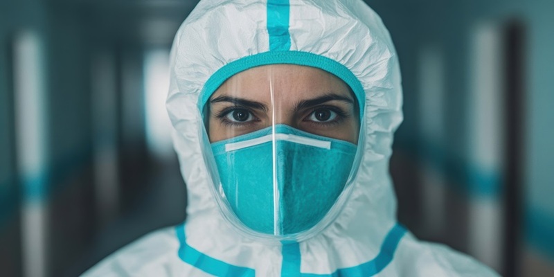 Healthcare personnel in PPE