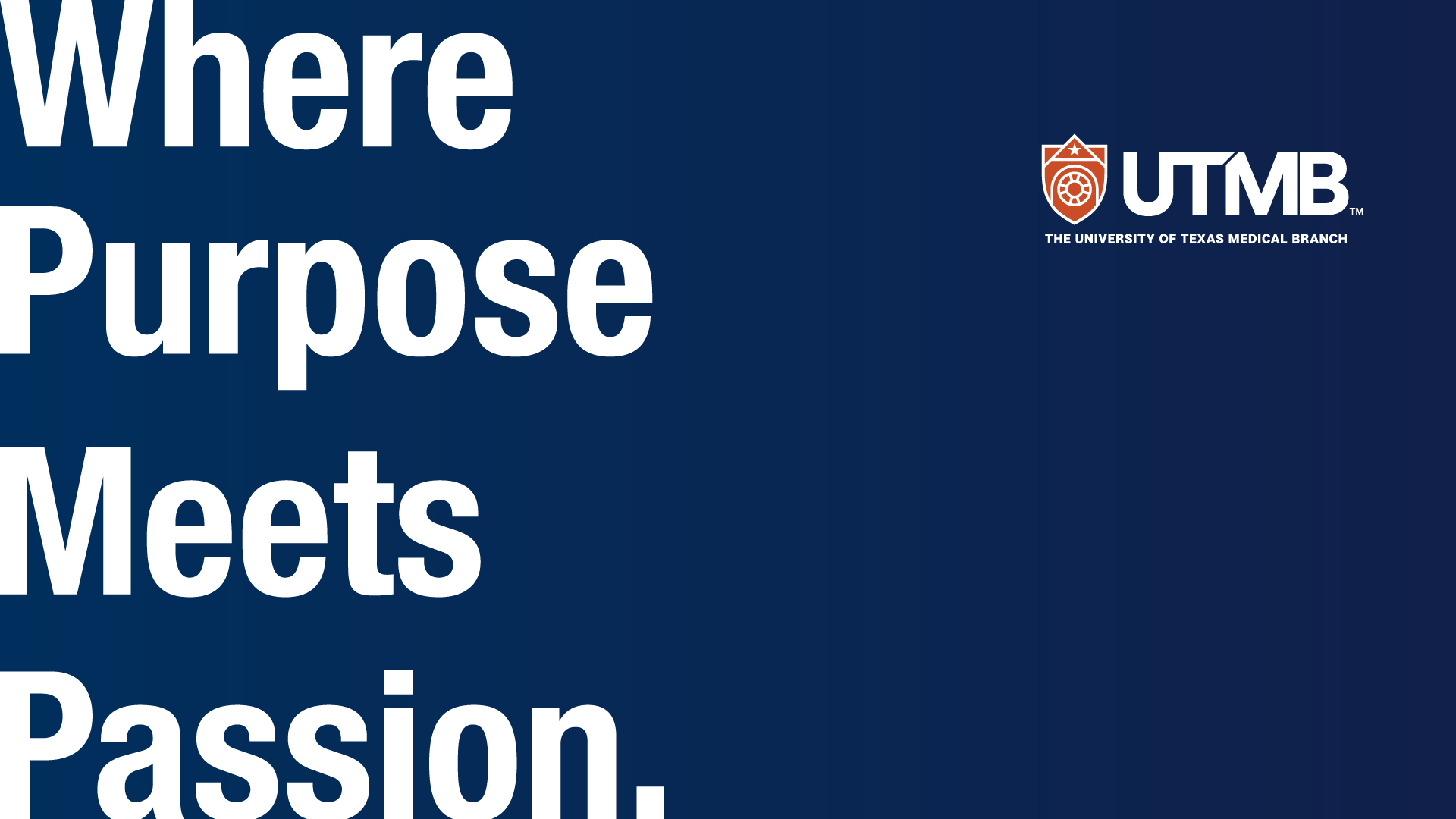 Meeting Background with UTMB Logo with Tagline - Blue Background