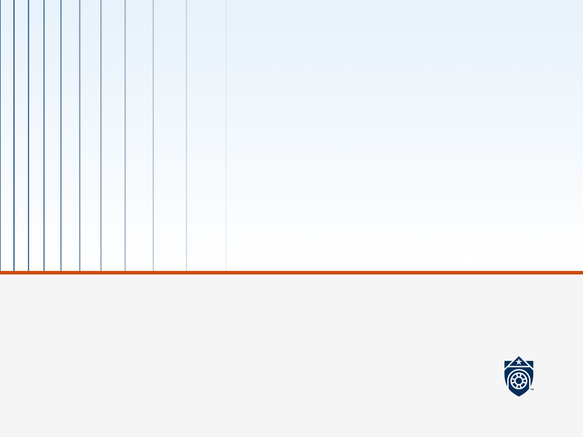 Abstract blue vertical lines opening into light above an orange horizon line, with the UTMB shield — graphic for the 2026 Correctional Health Excellence Symposium.